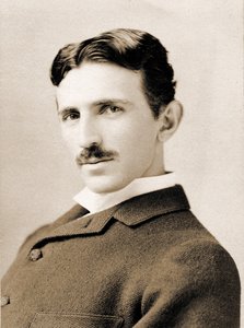 Retrato de Nikola Tesla